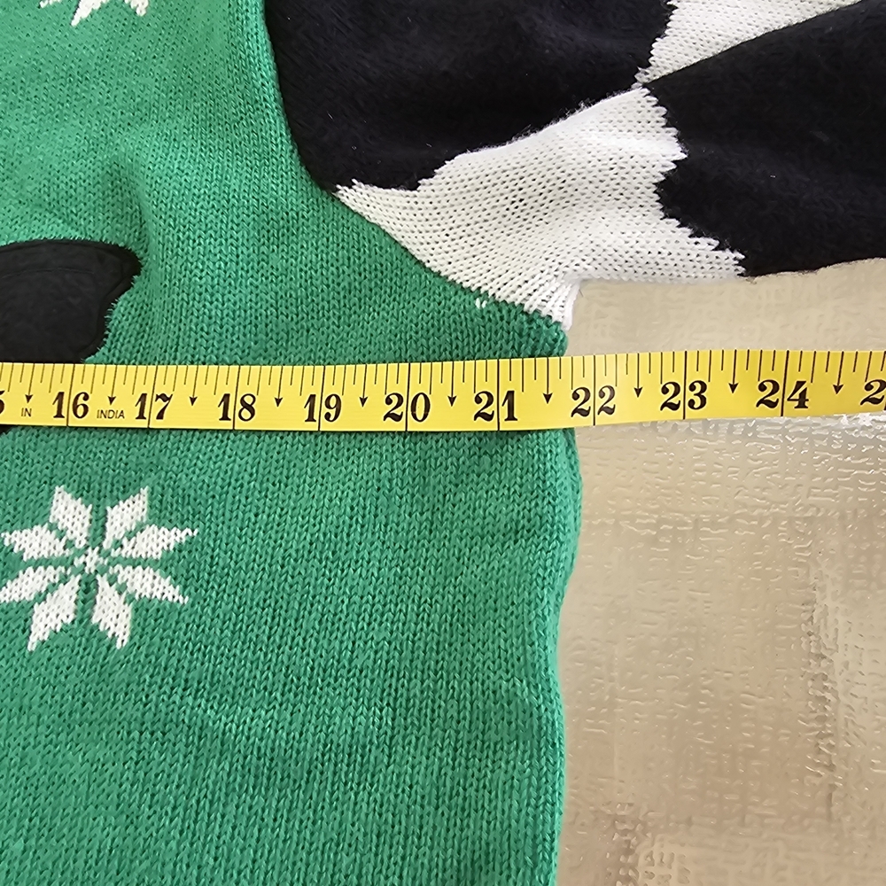 Jolly Sweaters Cow Christmas Ugly Sweater Large Festive Holiday Knit Retro Fun - Picture 8 of 12